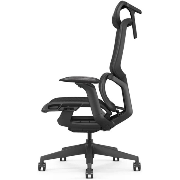 Кресло компьютерное SitZone E-JX-001А сетка, черный, крестов. пластик