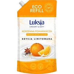 Мыло жидкое Luksja Пряный апельсин чай 900 мл (сменный блок)