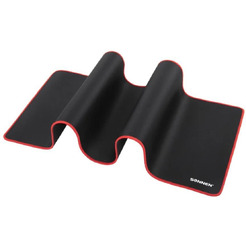 Коврик компьютерный для мыши и клавиатуры  SONNEN 513615 черный