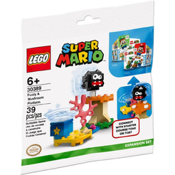 Конструктор LEGO Super Mario платформа Fuzzy & Mushroom (30389)