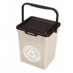 Контейнер для мусора Бытпласт 434236834 8 л (бежевый)