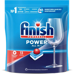 Таблетки для посудомоечной машины FINISH бесфосфатные All in1 Max 13 шт. (0011181607)