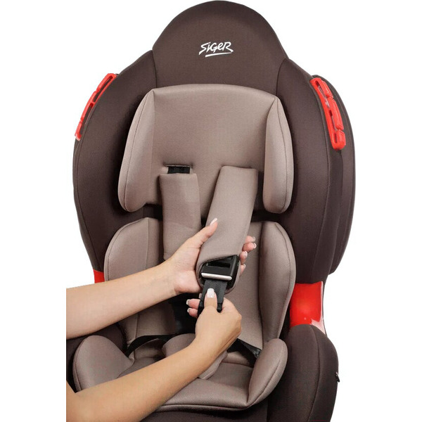 Автокресло Siger Кокон Isofix lux KRES4017 (кофе)