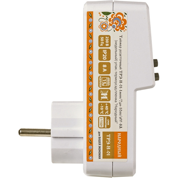 Розеточный таймер TDM Electric SQ1506-0102