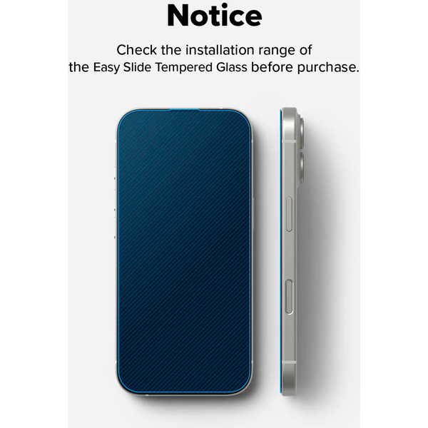 Защитное стекло Ringke EASY SLIDE 2шт для iPhone 17