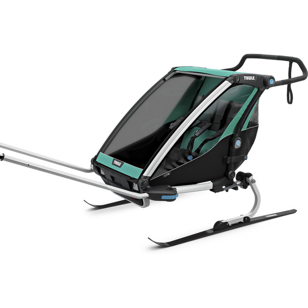 Коляска детская Thule Chariot Lite 2 10203007 Blue Grass/Black