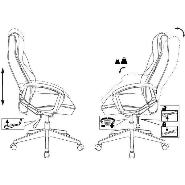 Кресло Zombie Hero (серый)
