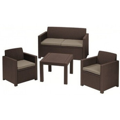 Набор уличной мебели Keter Alabama Set (коричневый)