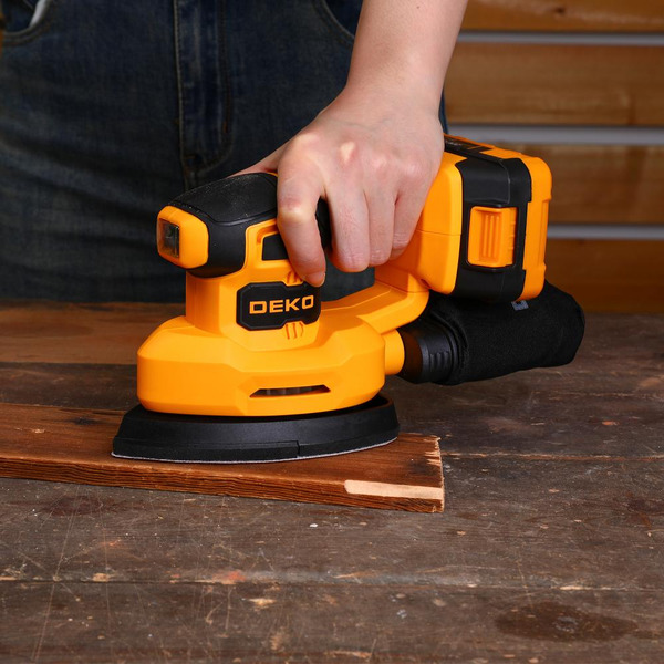 Дельташлифмашина Deko DKCG20 063-4023 ( с 1-им АКБ)