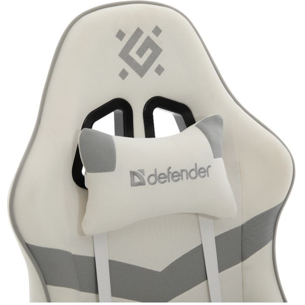 Кресло компьютерное Defender Savage (белый/серый)