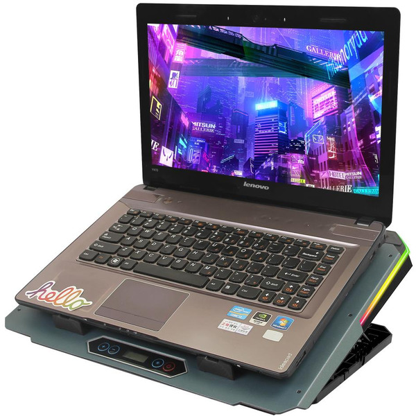 Подставка для ноутбука EVOLUTION LCS-06 RGB