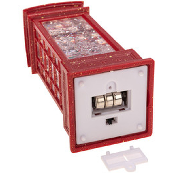 Декоративный фонарь с эффектом снегопада и подсветкой NEON-NIGHT Телефонная будка 501-185