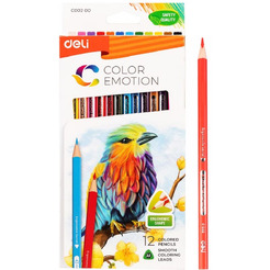 Карандаши цветные Deli C00200 (12 цветов)