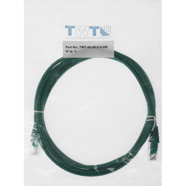 Кабель Lanmaster TWT-45-45-2.0-GN