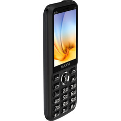 Кнопочный телефон Maxvi K15n 4G (черный)