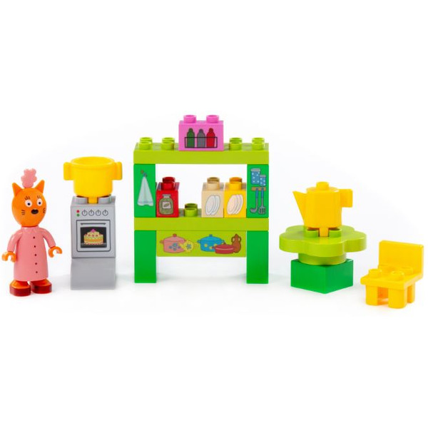 Конструктор Полесье Макси. Три кота. Мама на кухне 75861