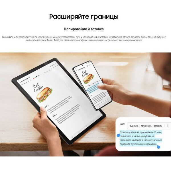 Планшет Samsung Galaxy Tab A8 LTE 64GB (SM-X205NZAESKZ) темно-серый