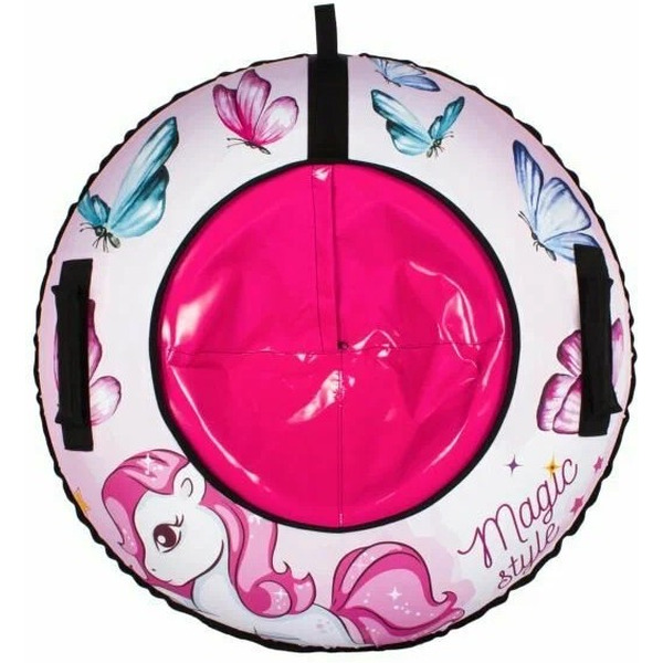 Тюбинг Snowstorm BZ-90 Unicorn / W112870 (розовый)
