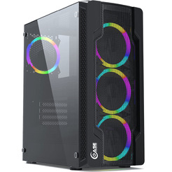Корпус Powercase Mistral X4 Mesh LED CMIXB-L4