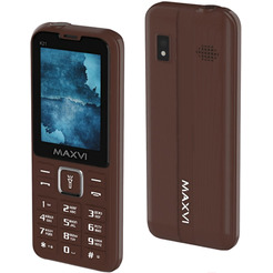 Мобильный телефон Maxvi K21 (коричневый)