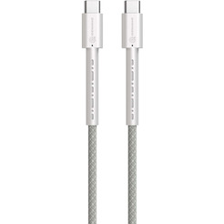 Кабель ATOMIC WILDCORE USB-C - USB-C PD 60W 30.366 (белый)