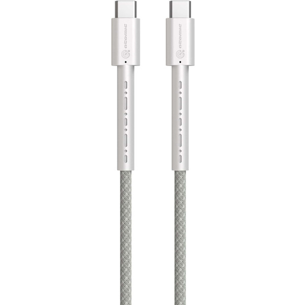Кабель ATOMIC WILDCORE USB-C - USB-C PD 60W 30.366 (белый)