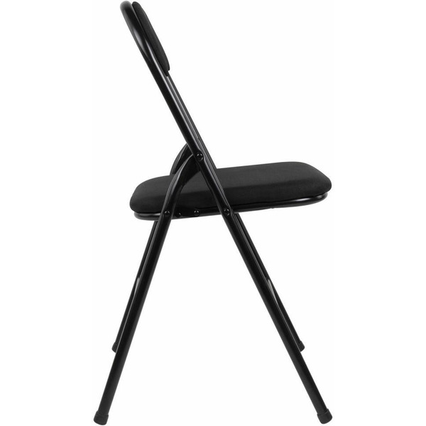 Стул складной BRABIX Golf CF-007 (чёрный каркас, чёрная ткань) 533025
