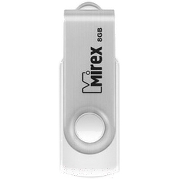 USB Flash MIREX Swiwel White 8GB (13600-FMUSWT08)