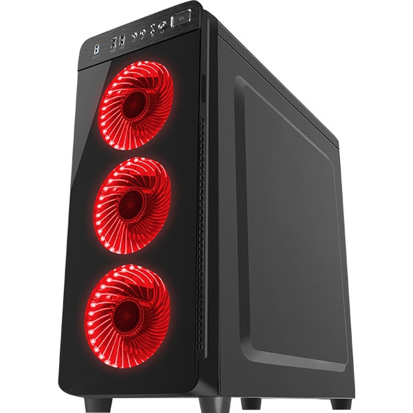 Корпус для компьютера GENESIS IRID 300 Red NPC-1131