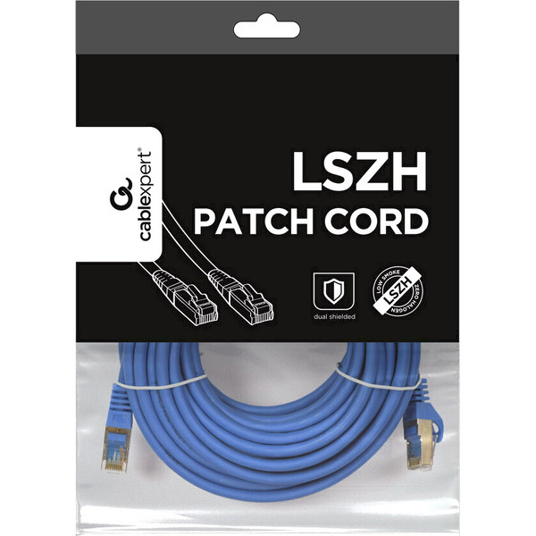 Патч-корд Cablexpert GEMBIRD PP6A-LSZHCU-B-15M