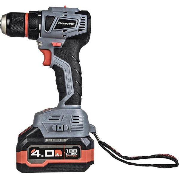 Аккумуляторный бесщеточный НАБОР 2в1 Profipower ProfiSet-3E18 (Li-ion-2шт, 4Ач, З/У, кейс, E0080,T0056, T0058)