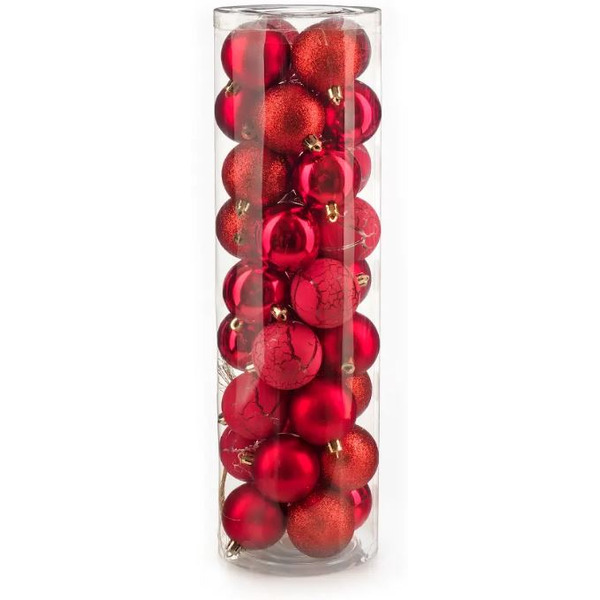 Набор новогодних шаров Ausini VT25-04019-3