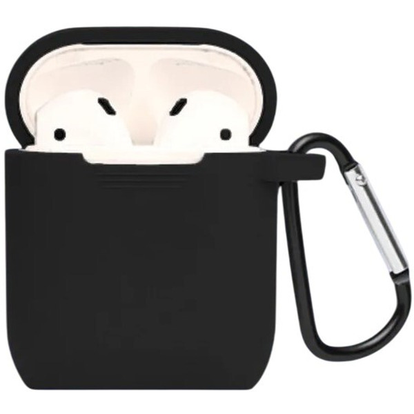 Чехол Bingo Silicone для APPLE AirPods 2 (черный)