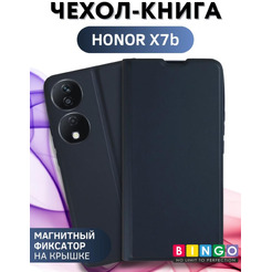 Чехол-книга Bingo Magnetic для HONOR X7b Темно-синий