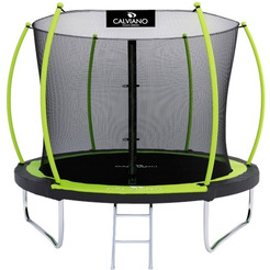 Батут пружинный с защитной сеткой Calviano 252 см - 8ft INSIDE master green