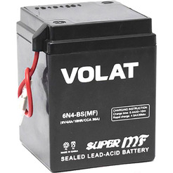 Мотоаккумулятор VOLAT 6N4-BS MF L+ (4 А/ч)