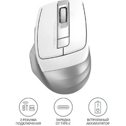 Мышь A4Tech Fstyler FB35C (белый/серый)