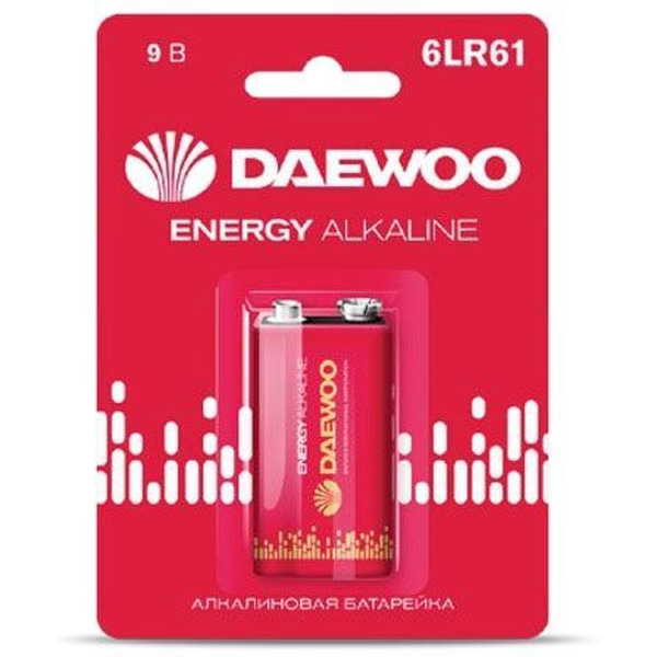 Батарейка Daewoo Energy Alkaline 6LR61 9V 5029729