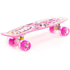 Доска роликовая Полесье 89618 56 см (малиновый)