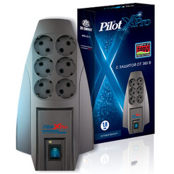 Сетевой фильтр Pilot X-Pro 1.8м (серый)
