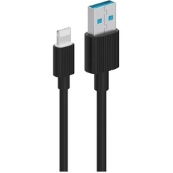 Кабель Celebrat CB-09 Lightning (1 м, черный)