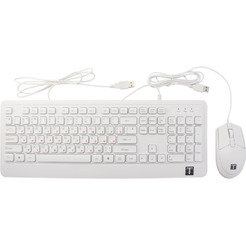 Проводной комплект клавиатура + мышь Тесла MKB-001 белый