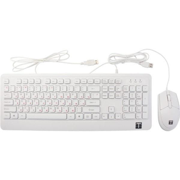 Проводной комплект клавиатура + мышь Тесла MKB-001 белый