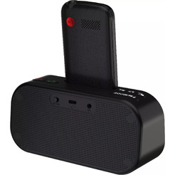 Кнопочный телефон Maxvi RT-04 с док-станцией (черный)
