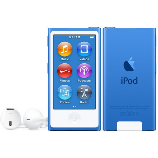 Плеер APPLE IPOD NANO 16GB BLUE MKN02QB/A