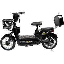 Электровелосипед NOVA EC-03 черный (без цепи)