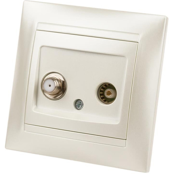 Розетка телевизионная TDM Electric Лама SQ1815-0820