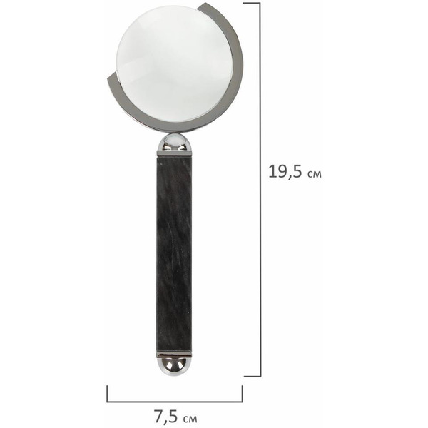 Набор настольный GALANT 231192 (8 предметов, черный мрамор/серебристые металл. детали)