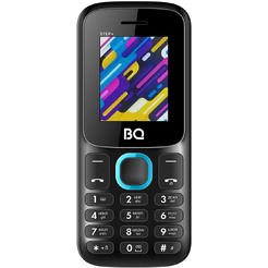 Мобильный телефон BQ-Mobile BQ-1848 Step+ (черный/голубой)