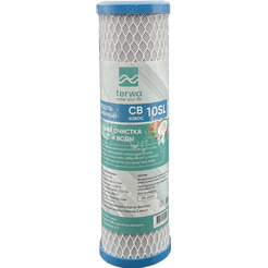 Модуль сменный фильтрующий из прессованного кокосового угля Terwa 60707 (СВ-кокос 10SL)